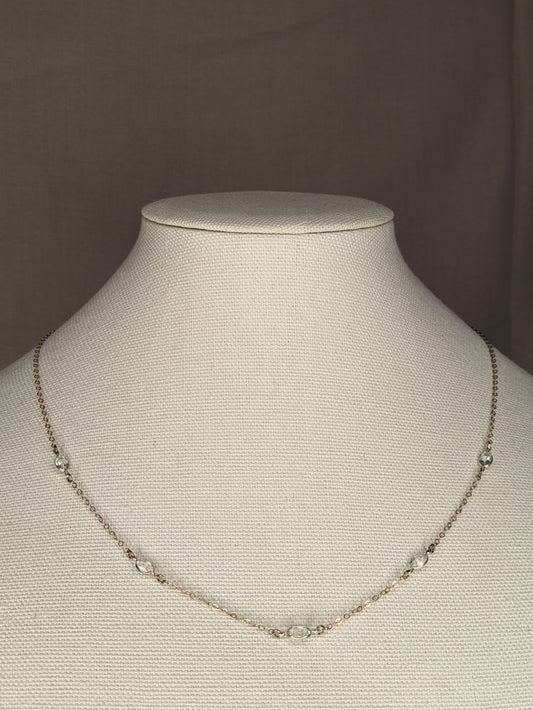 Quartz Silver Necklace
